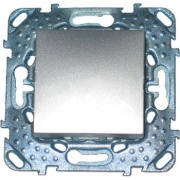 Одноклавишный выключатель   SE Unica Top, алюминий