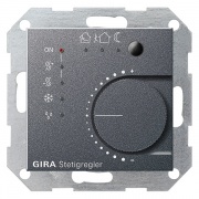 Многофункциональный термостат Gira KNX/EIB System 55 Антрацит