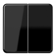 Клавиша 2-ая для двухклавишного выключателя/кнопки Jung CD Черный