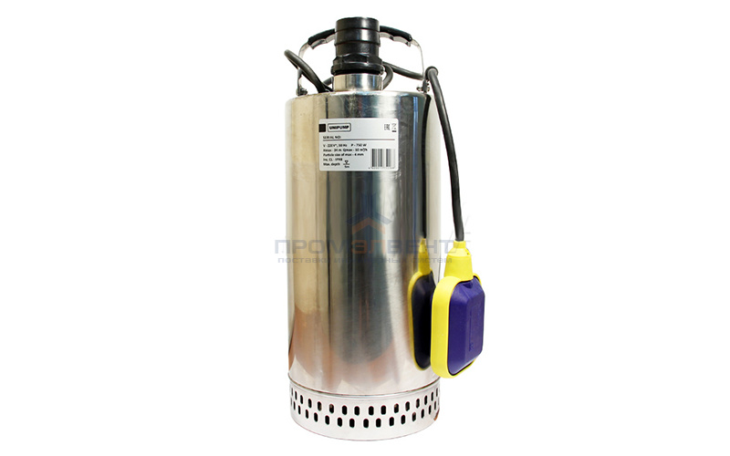 Насос дренажный UNIPUMP SPSN 1100 F - 1,1 кВт (однофазный, Hmax 38 м, Qmax 183 л/мин, кабель 5 м)