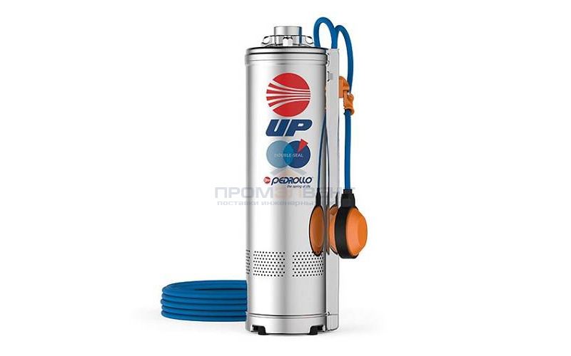 Насос колодезный Pedrollo UPm 2/4-GE (0,75 кВт, Qmax 80 л/мин, Hmax 61 м, 1x230В, с поплавком)