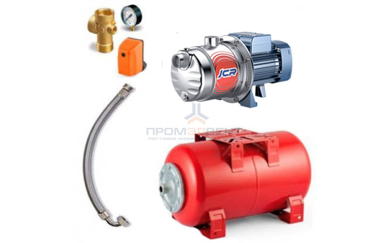 Насосная станция Pedrollo HYDROFRESH JCRm 2B-50 CL - 0,90 кВт (Qmax 70 л/мин, 1x230В, с/х)