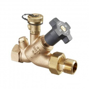 Клапан балансировочный Oventrop Aquastrom F - 1/2" (ВР/НГ, PN16, Tmax 120°C, со спускным краном)