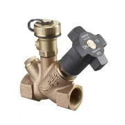 Клапан балансировочный Oventrop Aquastrom KFR - 3/4" (ВР/ВР, PN16, Tmax 120°C, со спускным краном)