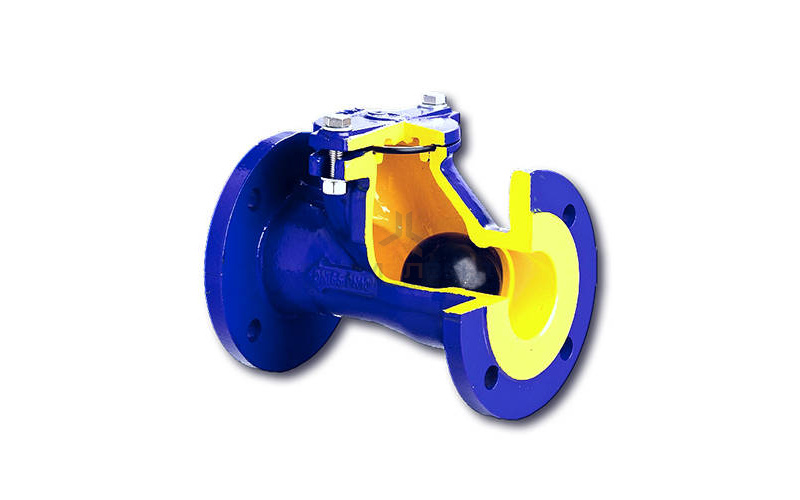 Клапан обратный шаровой Zetkama 400 D - Ду500 (ф/ф, PN10, Tmax 70°C, исполнение №55)