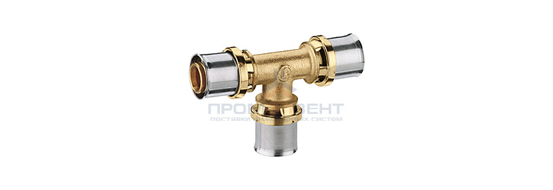 Тройник Giacomini RM150 - 20x2.0 (прессовой, для металлопластиковых труб)