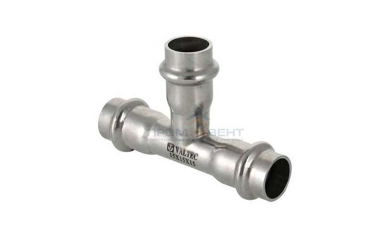 Тройник VALTEC VTi.931 - 35 (прессовой, для труб из нержавеющей стали)