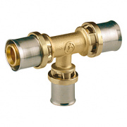 Тройник переходной Giacomini RM151 - 32x3.0 x 26x3.0 x 26x3.0 (прессовой, для металлопластик.труб)