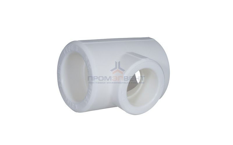 Тройник переходной KALDE - 40 x 32 x 40 (для полипропиленовых труб под пайку, цвет белый)