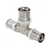 Тройник переходной VALTEC VTm.231 - 26 x 20 x 16 (прессовой, для металлопластиковых труб)