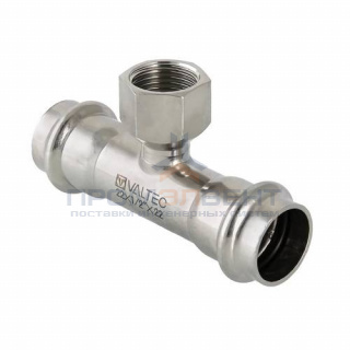 Тройник с переходом на внутреннюю резьбу VALTEC VTi.932 - 35 x 1/2" (пресс, для труб из нерж.стали)