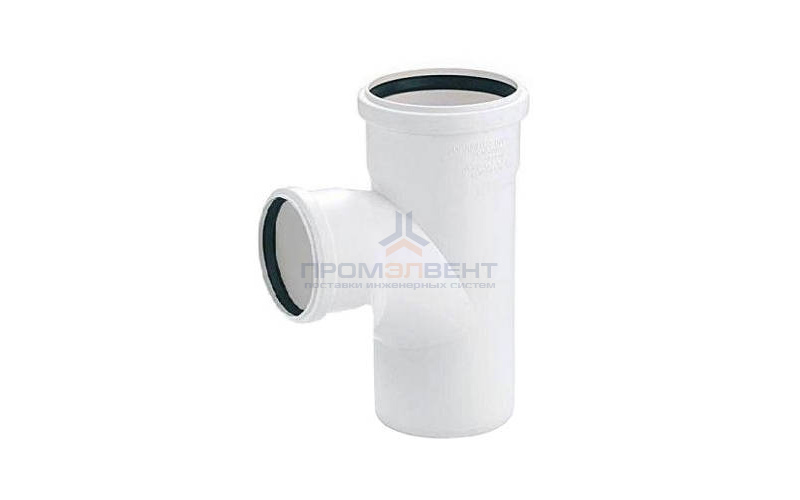 Тройник с уменьшенным отводом на 87° REHAU RAUPIANO PLUS - 90 x 50 (для внутренней канализации)