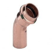 Уголок Viega d108 под пресс, НВ 45° Profipress XL с SC-Contur, медь