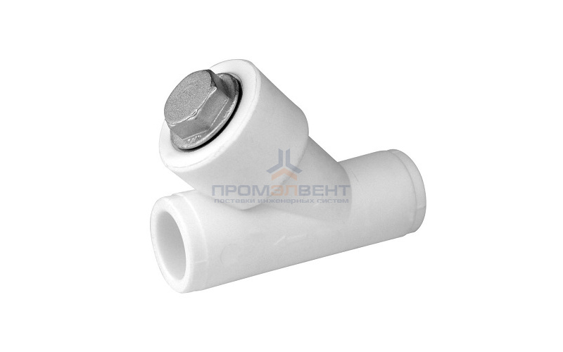 Фильтр грубой очистки KALDE - 32 (для полипропиленовых труб под пайку, цвет белый)