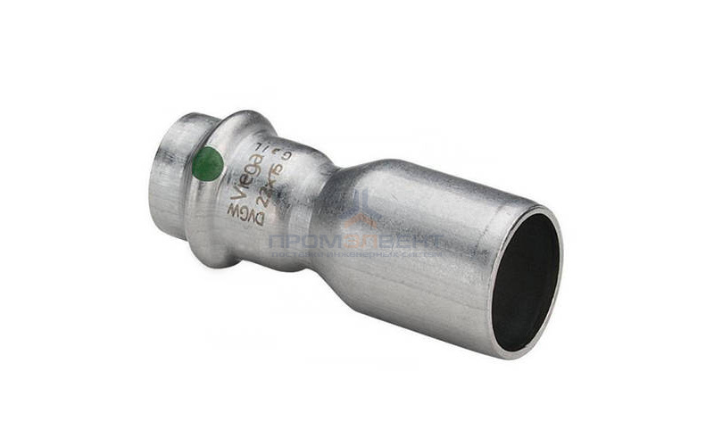 Муфта Viega Sanpress Inox 2315.1 - 54 x 42 (нержавеющая сталь)