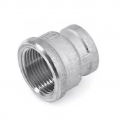 Муфта латунная резьбовая переходная STOUT - 1"1/4 x 1" (никелированная)