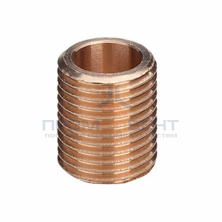 Ниппель сплошной Viega 3531 - 2" (резьбовой, бронза без покрытия)