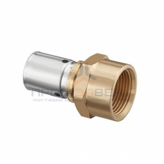 Переход на внутреннюю резьбу Oventrop Cofit P - 26x3.0 x 1" (прессовой, бронза)