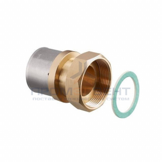 Переход на накидную гайку Oventrop Cofit P - 16x2.0 x 3/4" (прессовой, бронза)