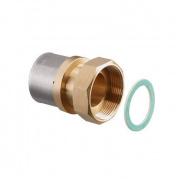 Переход на накидную гайку Oventrop Cofit P - 26x3.0 x 1" (прессовой, бронза)