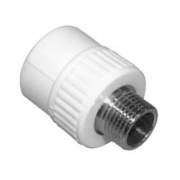 Переход на наружную резьбу KALDE - 32 x 1/2" (для полипропиленовых труб, цвет белый)