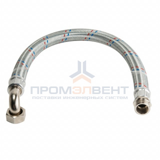 Подводка для воды гибкая угловая STOUT (Гайка/Штуцер) - 1" (длина 800 мм)
