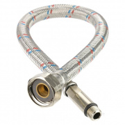 Подводка под смеситель гибкая Industrias Mateu (Штуцер/Гайка) - М10-1-35 x 1/2" (длина 500 мм)