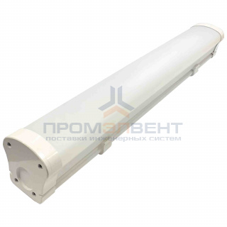14-28 Светильник линейный, светодиодный, белый, поликарбонат, 32Вт, IP65, 3500Лм, 6000К, 170-260В/50Гц, УХЛ1, 1125х76х76мм.