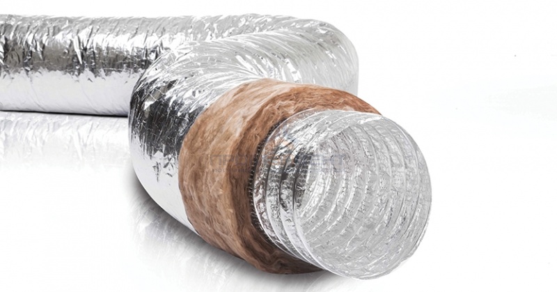 ЗВУКОПОГЛОЩАЮЩИЕ ВОЗДУХОВОДЫ SONOAFS-ALU SHINE ECOSOFT