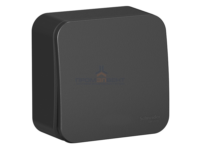 Выключатель 1-клавишный (cх.1) Blanca Schneider Electric 10А 250В антрацит