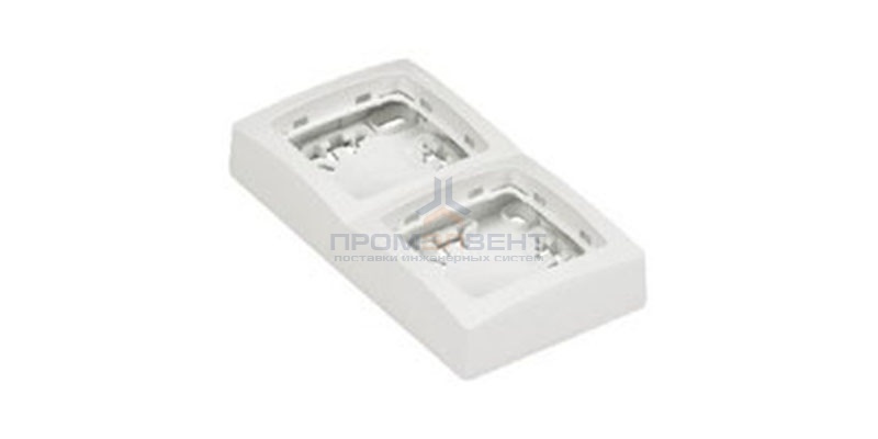 Рамка Legrand Oteo 2 поста белая