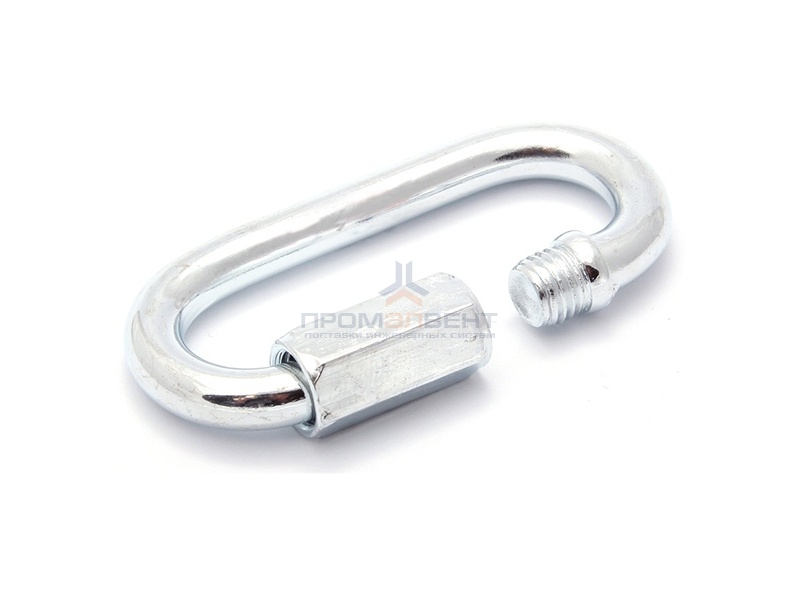 Карабин винтовой 4мм оцинкованный