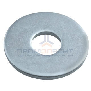Шайба увеличенная М6 кузовная плоская оцинкованная DIN9021