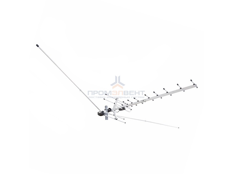 Активная эфирная антенна для аналогового и цифрового телевидения DVB-T2 усиление 21-31 дБ