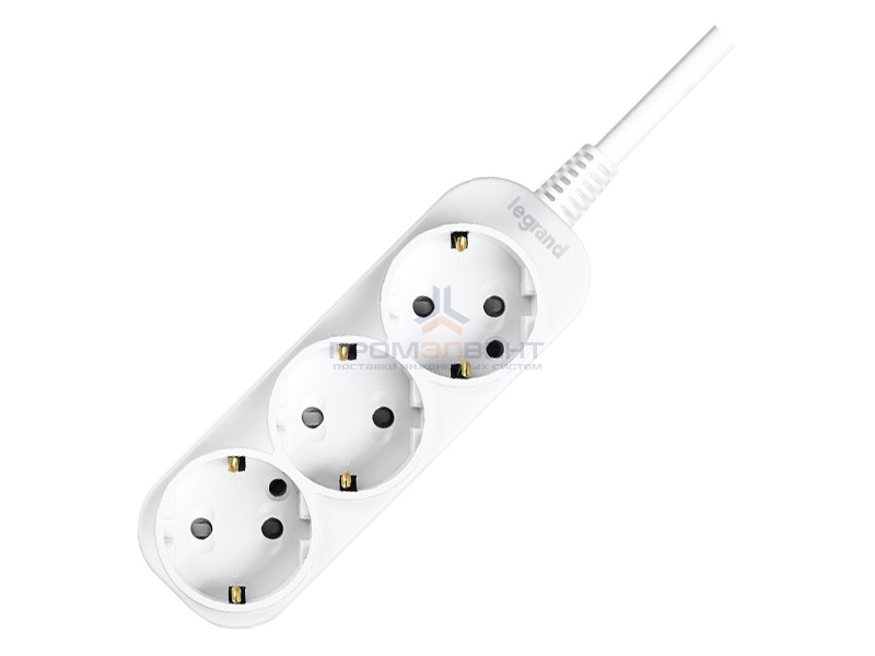 Anam Legrand e-Fren 3 Удлинитель,шнур 2.5м, 10A, 250V