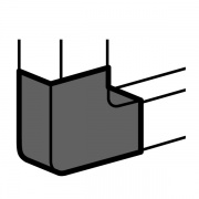 Плоский угол 160х50 неизменяемый 90° Legrand METRA
