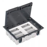 Люк Simon SF610-1 на 6 S-модулей (12 модулей 45х45мм), 210х300мм, глубина 90-120мм, серый