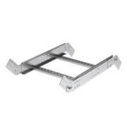 Угол вертикальный шарнирный 100х600 универсальный, цинк-ламельный