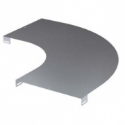 Крышка на угол горизонтальный 90?, осн.500, R300, цинк-ламельная