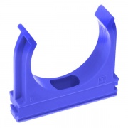 Крепёж-клипса для труб д20 синяя [уп. 100шт]