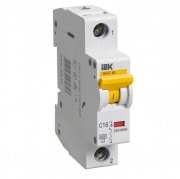Автоматический выключатель ВА 47-60 1Р 25А 6 кА характеристика С ИЭК (автомат)