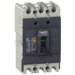 Автоматический выключатель Schneider Electric EZC100N 25A 18 кА/380В 3П3T (автомат)