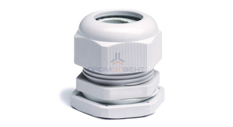 Зажим кабельный с контргайкой DKC IP68, PG11, диаметр кабеля 5-10мм