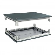 Комплект, крыша с фланцем и основание, для шкафов, 600 x 800 мм