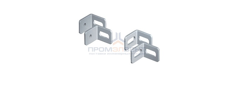 Углы крепёжные, вырез - вырез, 1 упаковка - 10 шт.