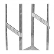 Рейки боковые, широкая, для шкафов CQE глубиной 600мм, 1 упаковка - 4шт.