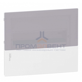 Бокс встраиваемый Schneider Electric Mini Pragma 12 модулей с дымчатой дверью с клемниками N+PE