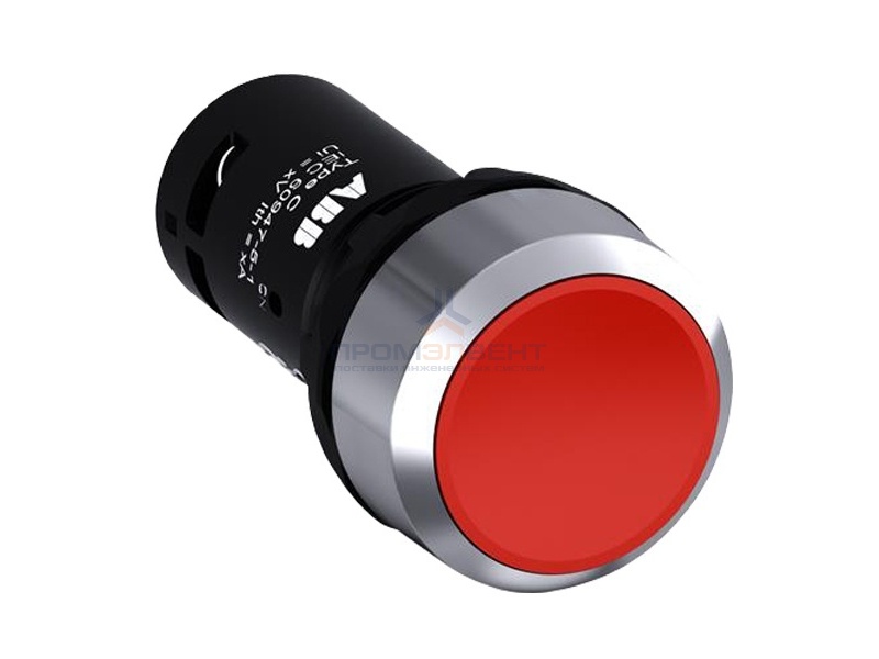 Кнопка ABB CP1-30R-01 красная без фиксации 1HЗ
