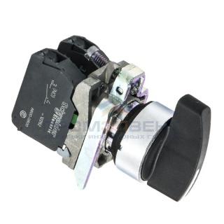 Переключатель Schneider Electric XB4BJ53 на 3 положения с возвратом